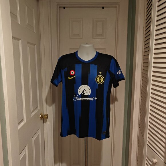 Inter Milan 2023/24 Home Jersey Nike Serie A Men's L Blue/Black Paramount Soccer - Picture 4 of 14